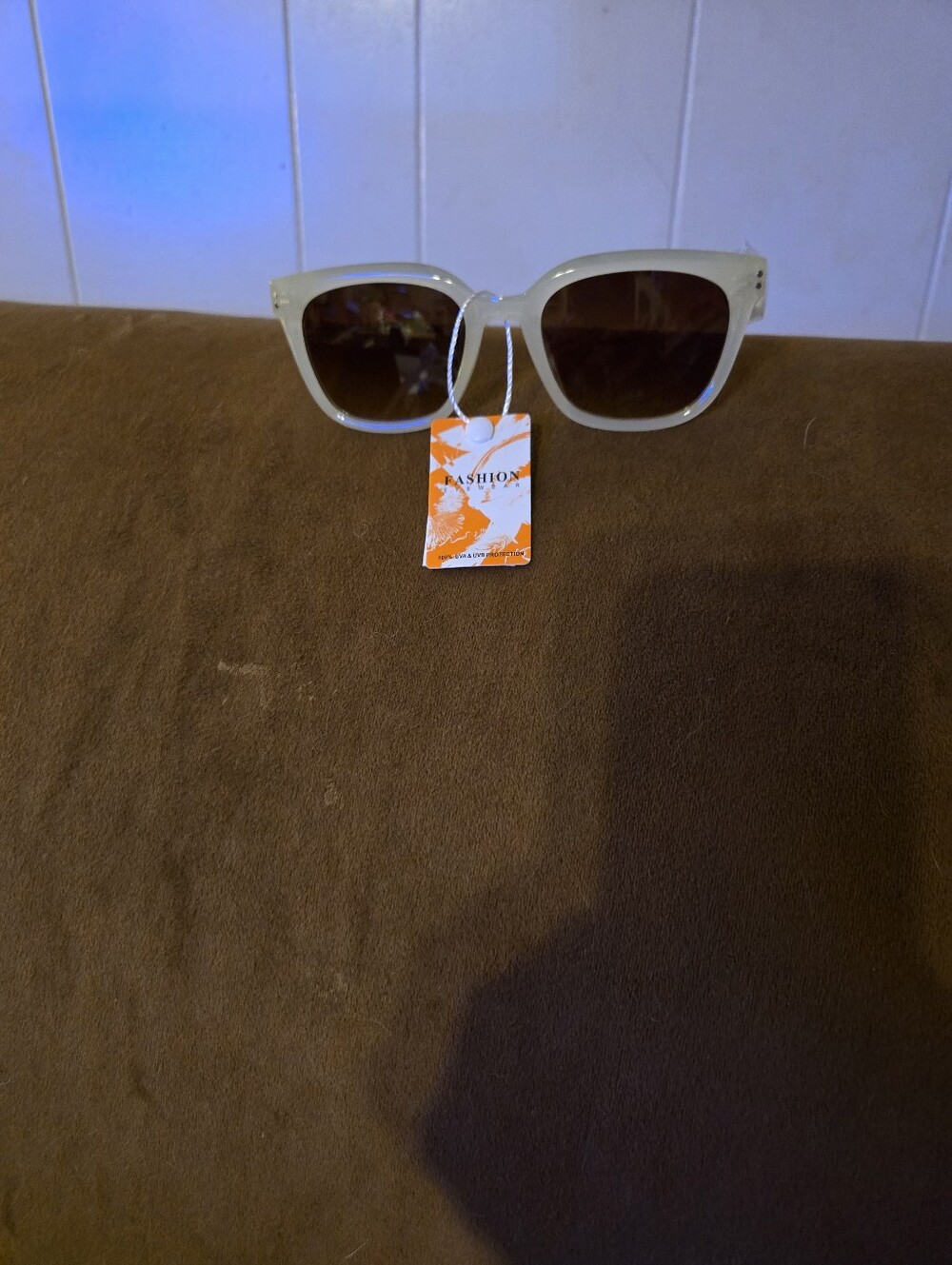 Sunglasses in Translucent White